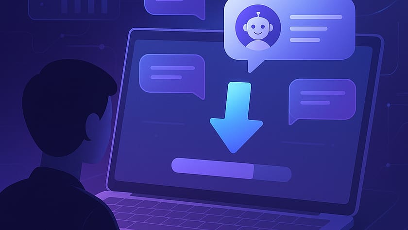 how to download a claude chat session
